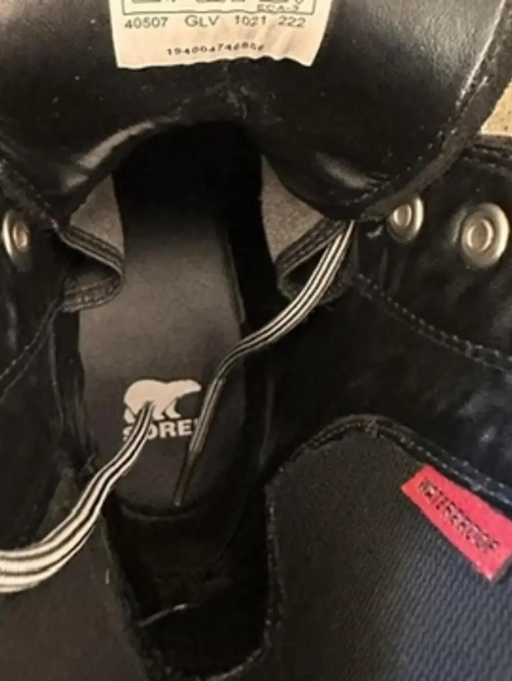 Sorel Brex Lace Waterproof Booties Size 8‎ Black Chalk